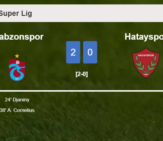 Trabzonspor defeats Hatayspor 2-0 on Saturday