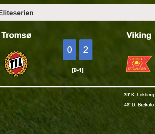 Viking conquers Tromsø 2-0 on Sunday