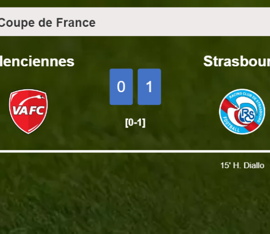 Strasbourg beats Valenciennes 1-0 with a goal scored by H. Diallo