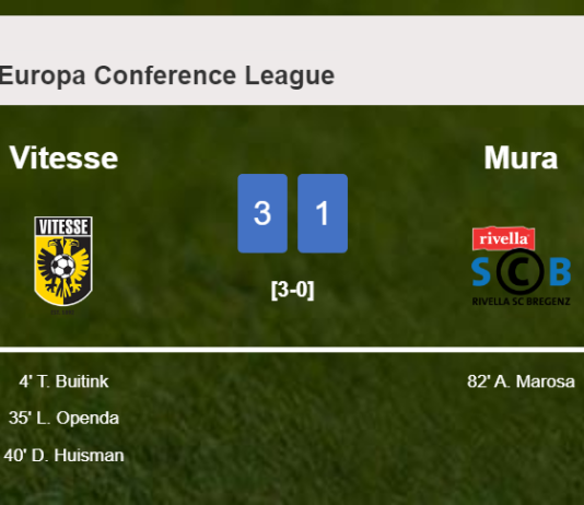 Vitesse overcomes Mura 3-1