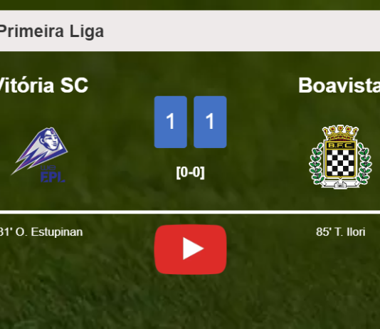 Boavista steals a draw against Vitória SC. HIGHLIGHTS