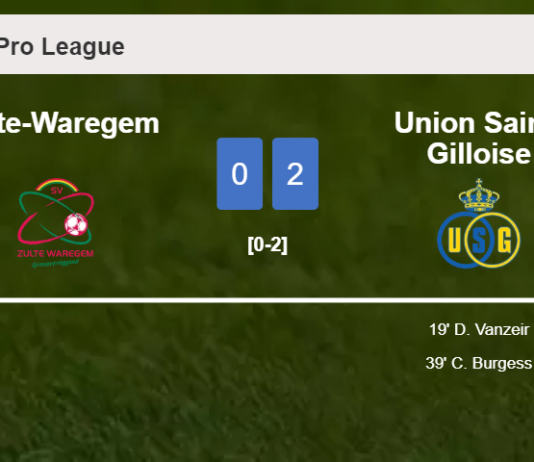 Union Saint-Gilloise surprises Zulte-Waregem with a 2-0 win