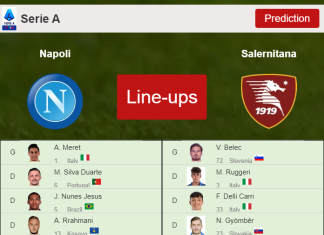 PREDICTED STARTING LINE UP: Napoli vs Salernitana - 23-01-2022 Serie A - Italy
