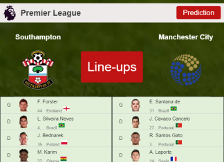 UPDATED PREDICTED LINE UP: Southampton vs Manchester City - 22-01-2022 Premier League - England