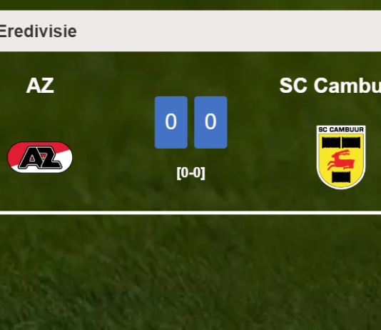 AZ draws 0-0 with SC Cambuur on Saturday