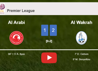 Al Wakrah seizes a 2-1 win against Al Arabi. HIGHLIGHTS