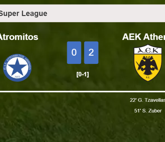 AEK Athens surprises Atromitos with a 2-0 win
