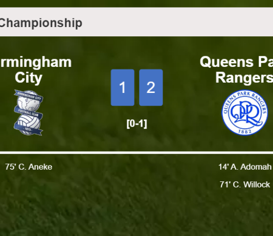Queens Park Rangers overcomes Birmingham City 2-1