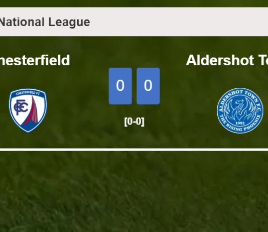 Aldershot Town stops Chesterfield with a 0-0 draw