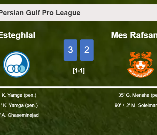 Esteghlal tops Mes Rafsanjan 3-2