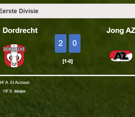 FC Dordrecht beats Jong AZ 2-0 on Monday