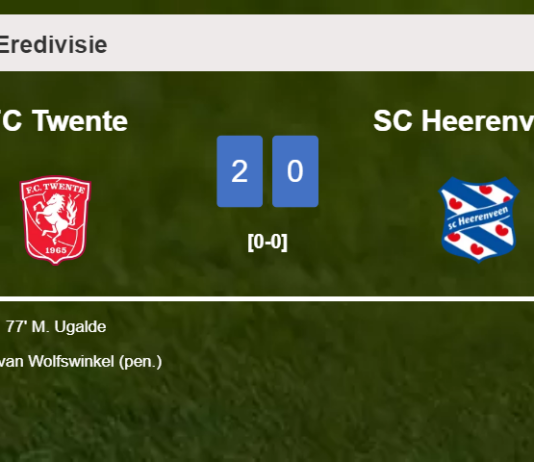 FC Twente prevails over SC Heerenveen 2-0 on Saturday