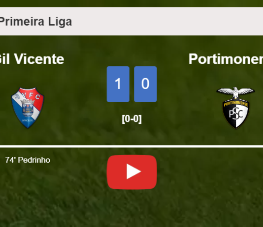 Gil Vicente defeats Portimonense 1-0 with a goal scored by P. . HIGHLIGHTS