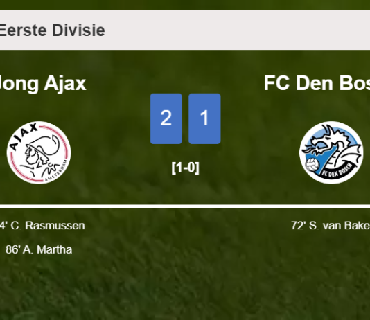 Jong Ajax steals a 2-1 win against FC Den Bosch