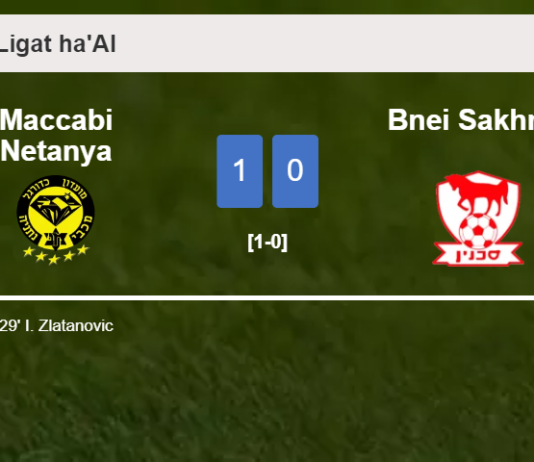Maccabi Netanya conquers Bnei Sakhnin 1-0 with a goal scored by I. Zlatanovic