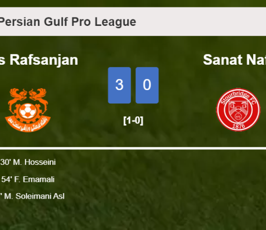 Mes Rafsanjan defeats Sanat Naft 3-0