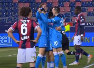 H. Lozano scores a double to give a 2-0 win to Napoli over Bologna. HIGHLIGHTS