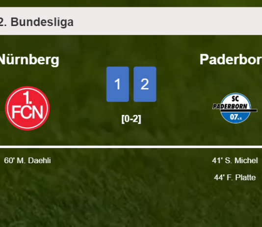 Paderborn prevails over Nürnberg 2-1