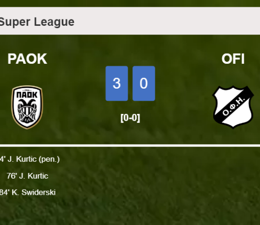 PAOK overcomes OFI 3-0