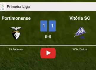 Portimonense grabs a draw against Vitória SC. HIGHLIGHTS