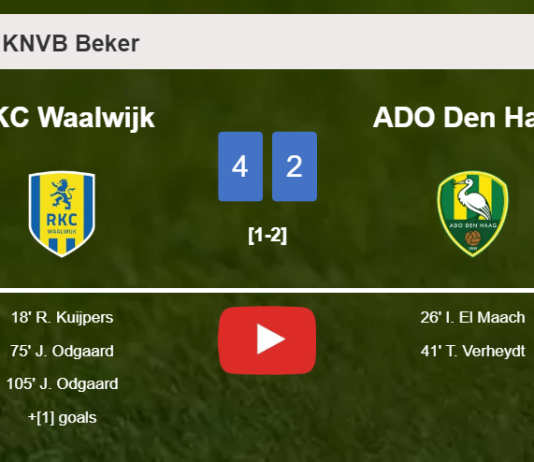 RKC Waalwijk beats ADO Den Haag after recovering from a 1-2 deficit. HIGHLIGHTS