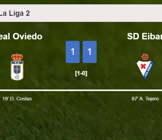 SD Eibar grabs a draw against Real Oviedo