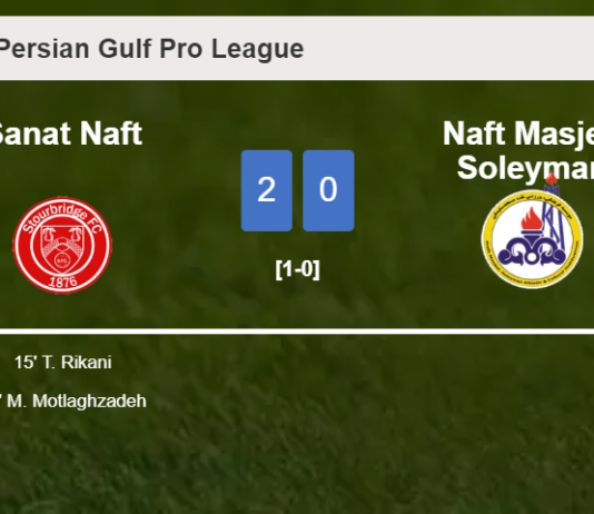 Sanat Naft conquers Naft Masjed Soleyman 2-0 on Saturday