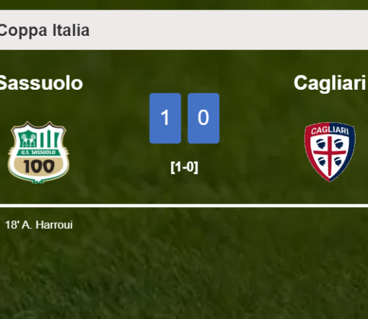 Sassuolo defeats Cagliari 1-0 with a goal scored by A. Harroui