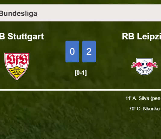 RB Leipzig tops VfB Stuttgart 2-0 on Saturday