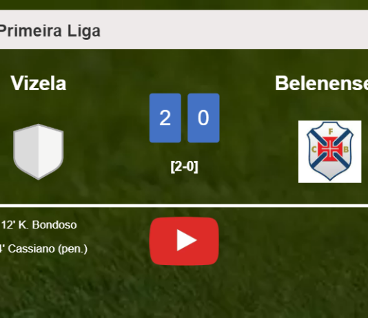 Vizela overcomes Belenenses 2-0 on Sunday. HIGHLIGHTS