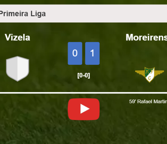 Moreirense conquers Vizela 1-0 with a goal scored by R. Martins. HIGHLIGHTS