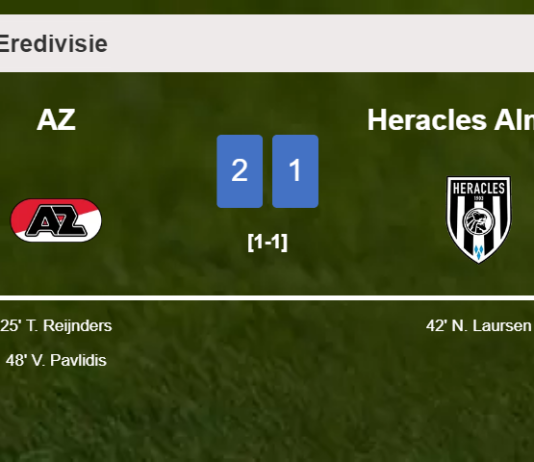 AZ prevails over Heracles Almelo 2-1