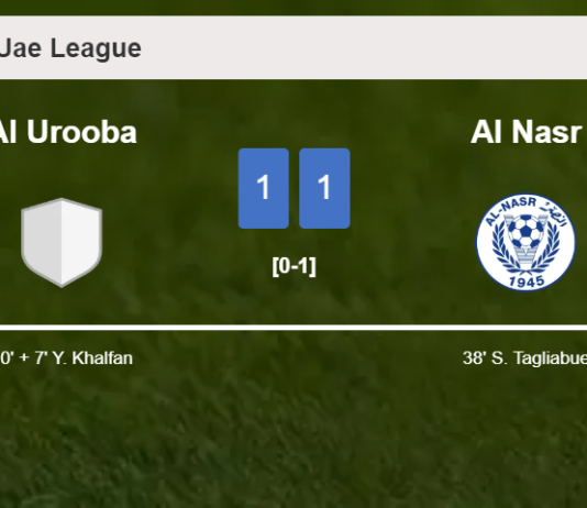 Al Urooba snatches a draw against Al Nasr