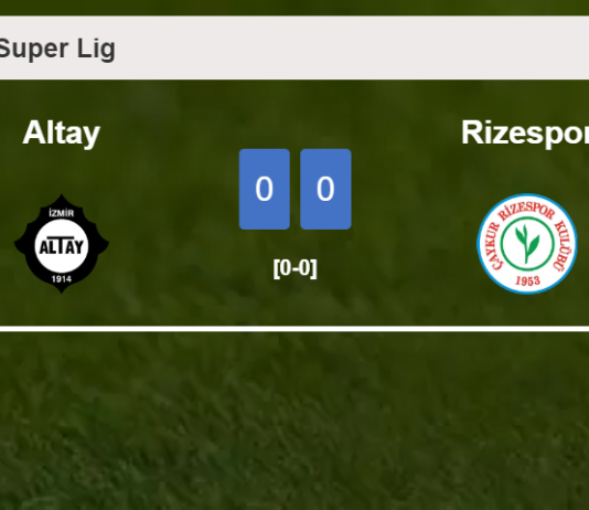 Altay draws 0-0 with Rizespor on Friday