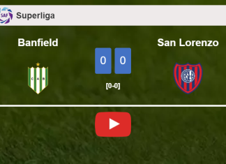 Banfield draws 0-0 with San Lorenzo on Friday. HIGHLIGHTS