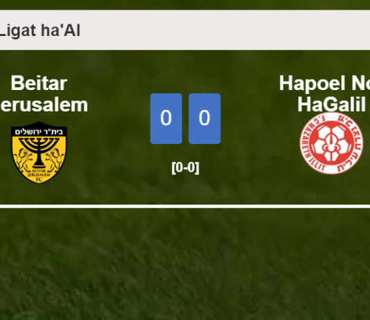 Beitar Jerusalem draws 0-0 with Hapoel Nof HaGalil on Sunday