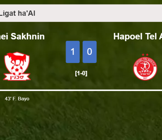 Bnei Sakhnin beats Hapoel Tel Aviv 1-0 with a goal scored by F. Bayo