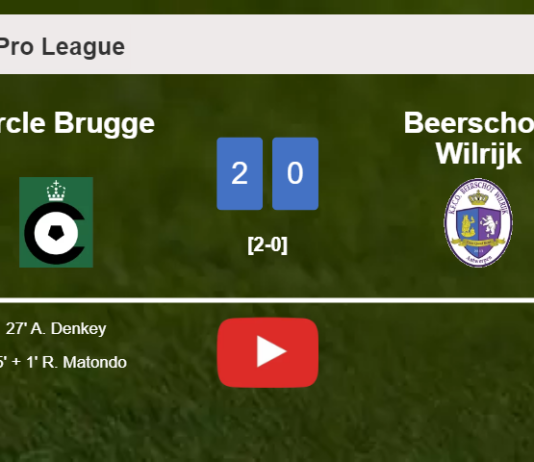 Cercle Brugge prevails over Beerschot-Wilrijk 2-0 on Saturday. HIGHLIGHTS
