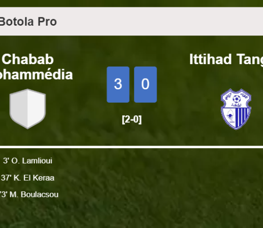 Chabab Mohammédia defeats Ittihad Tanger 3-0