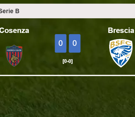 Cosenza stops Brescia with a 0-0 draw