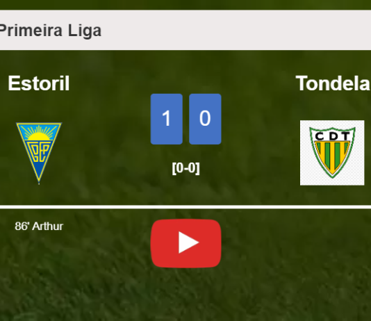 Estoril overcomes Tondela 1-0 with a late goal scored by A. . HIGHLIGHTS