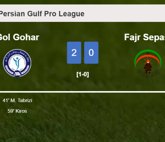 Gol Gohar conquers Fajr Sepasi 2-0 on Sunday