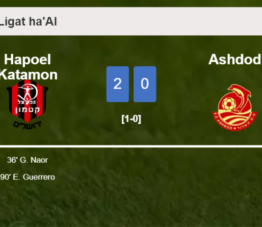 Hapoel Katamon conquers Ashdod 2-0 on Saturday