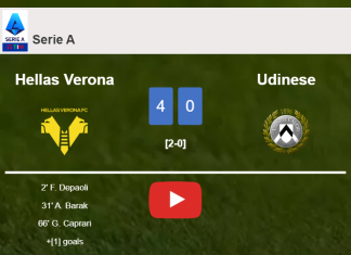 Hellas Verona annihilates Udinese 4-0 after playing a fantastic match. HIGHLIGHTS