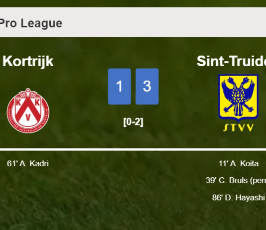 Sint-Truiden prevails over Kortrijk 3-1