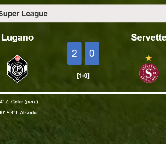 Lugano beats Servette 2-0 on Saturday