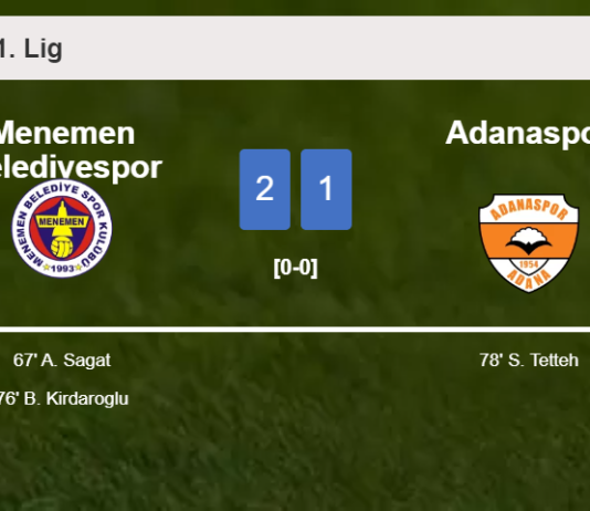 Menemen Belediyespor tops Adanaspor 2-1