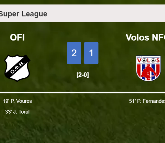 OFI overcomes Volos NFC 2-1
