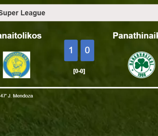 Panaitolikos prevails over Panathinaikos 1-0 with a goal scored by J. Mendoza