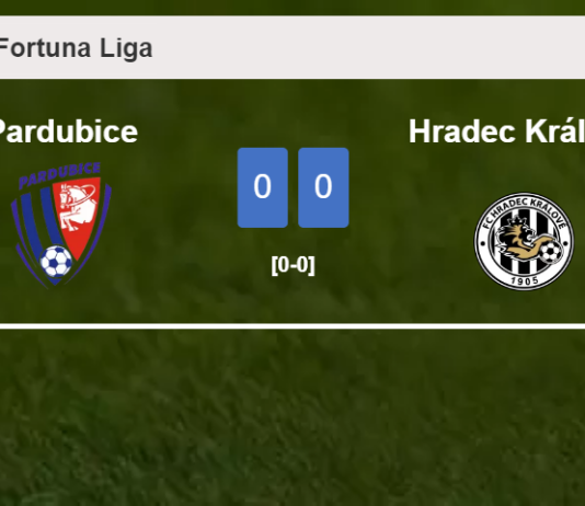 Pardubice draws 0-0 with Hradec Králové on Saturday